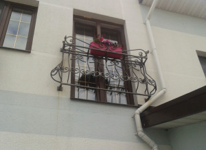 Кованое балконное ограждение