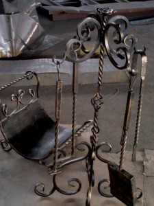 Набор для камина кованый