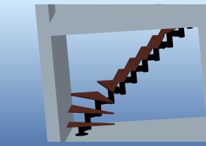 лестница металлическая