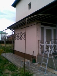 Навес кованый