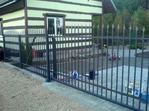 Ворота кованые откатные