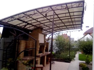 Навес кованый