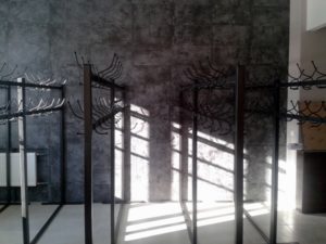 Вешалка гардеробная металлическая