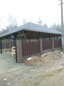 Навес четырехскатный