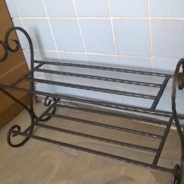 Подставка для обуви кованая